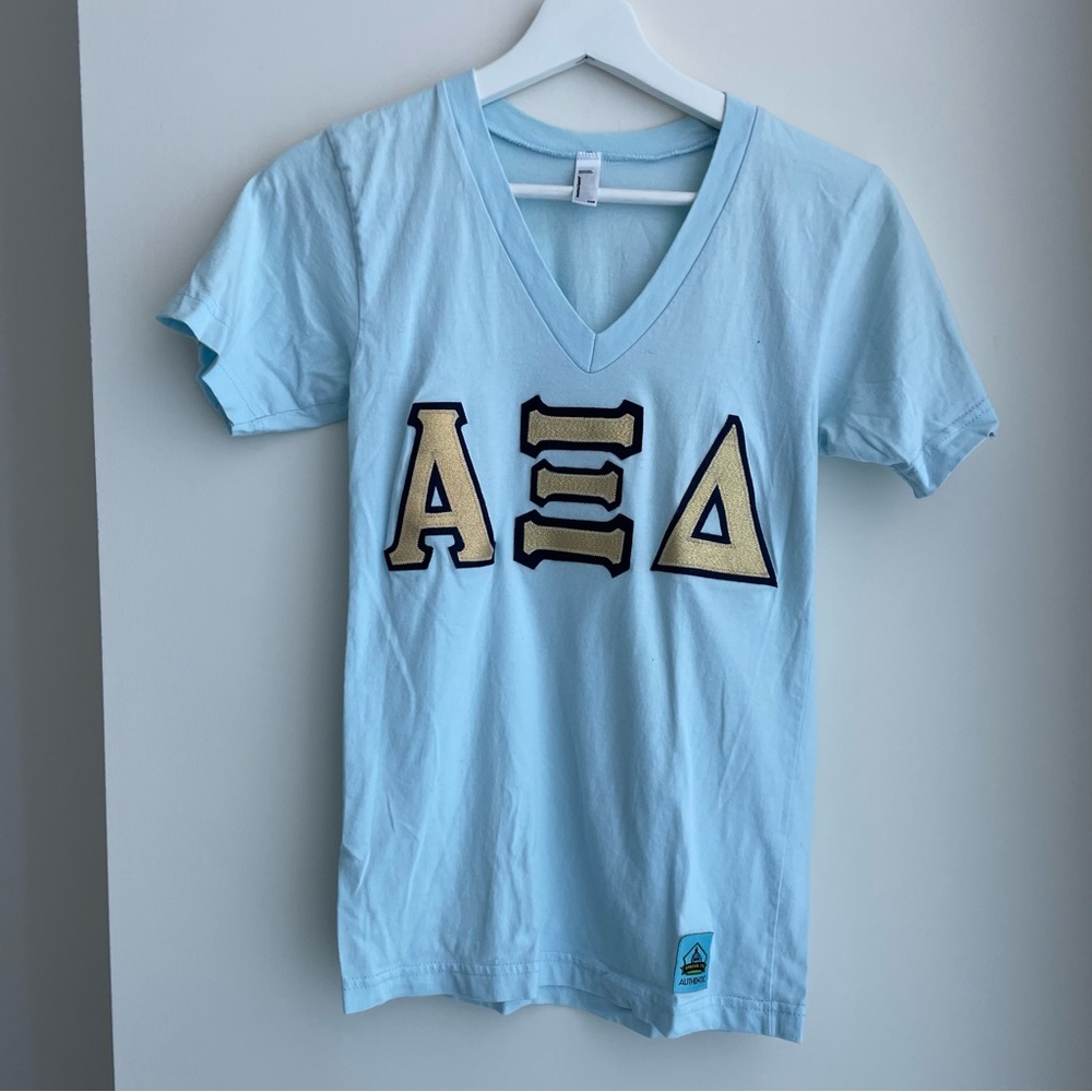Alpha Xi Delta Stitched Letter Shirt